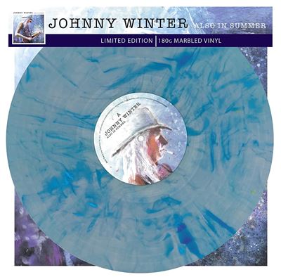Also In Summer Vinyle marbré bleu 180 gr