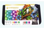 Trousse Chameleon de 5 marqueurs + 5  Color Tops + 6 cartes de coloriage
