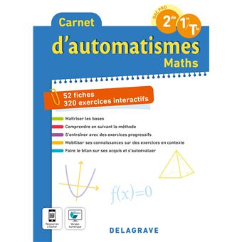 Carnet d’automatismes mathématiques Bac Pro (2022) - Cahier élève