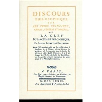 Discours philosophiques sur les 3 principes