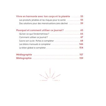 Journal intime menstruel - L'outil pour développer une relation saine avec son cycle