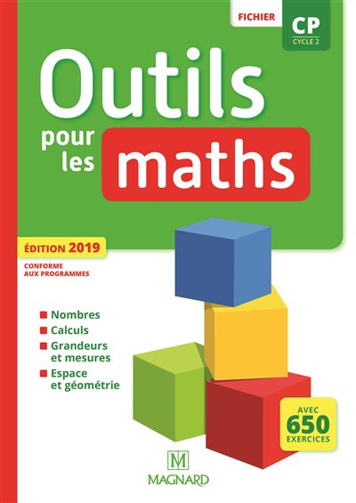 Outils pour les Maths CP (2019) - Fichier de l'élève - Isabelle Culoma - broché