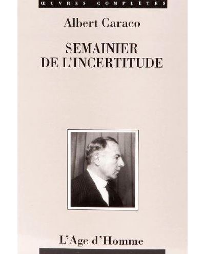 Semainier de l'incertitude