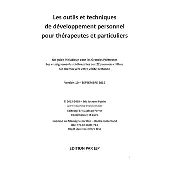 Les outils et techniques de développement personnel pour thérapeutes et particuliers