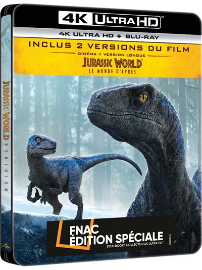 Jurassic Park Jurassic World Le Monde D Apr S Dition Sp Ciale Fnac Steelbook Blu Ray K Ultra