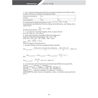 Réussite brevet 2022 - Mathématiques-Sciences 3e