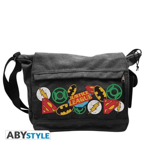 Sac besace Logo DC Justice League Abystyle Grand Format