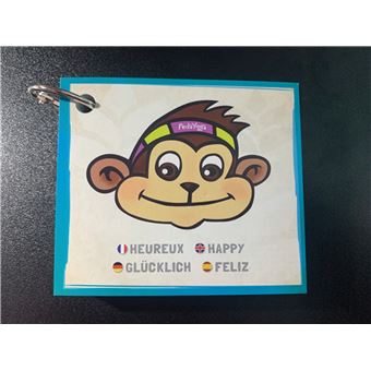 Mini cartes de postures et émotions 35 cartes de postures et 20 cartes d'émotions