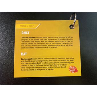 Mini cartes de postures et émotions 35 cartes de postures et 20 cartes d'émotions