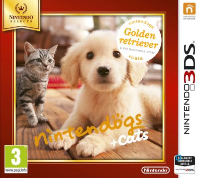 Nintendogs + Cats Golden Retriever 3DS