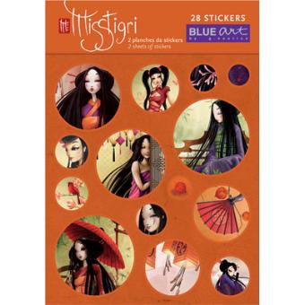 2 planches de 14 Stickers -II Misstigri