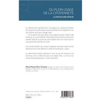 Du plein usage de la citoyenneté