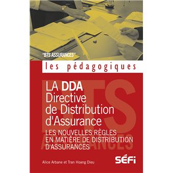 DDA Directive de distribution d'assurances