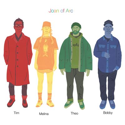 Tim Melina Theo Bobby Vinyle Bleu