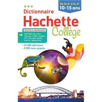 Dictionnaire Hachette Collège