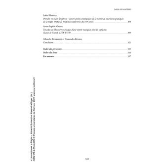 L'exception et la Règle