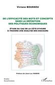 De l'efficacité des mots et concepts dans la définition des politiques économiques