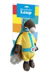 Peluche du loup super-héros unicef