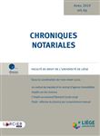 Chroniques notariales - Volume 69