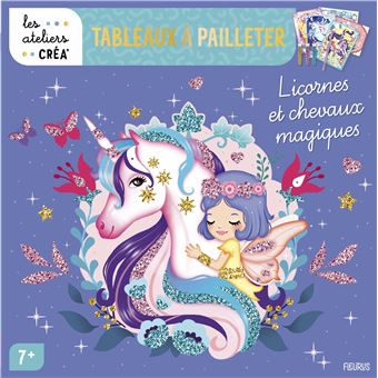 Tableaux à pailleter - Licornes et chevaux magiques