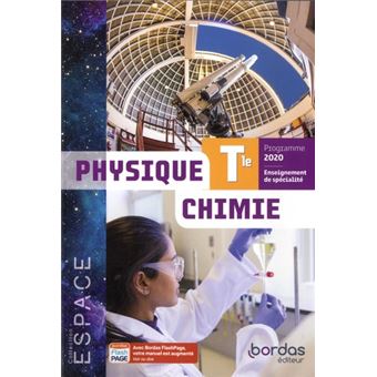 ESPACE Physique Chimie Spécialité Tle 2020 Manuel De L'élève - Broché ...