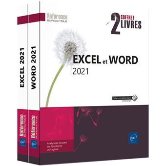 Excel et Word 2021 - Coffret de deux livres