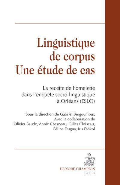 Linguistique de corpus : une étude de cas