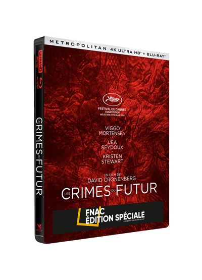 Derniers achats en DVD/Blu-ray - Page 56 Les-Crimes-du-futur-Edition-Speciale-Limitee-Fnac-Steelbook-Blu-ray-4K-Ultra-HD