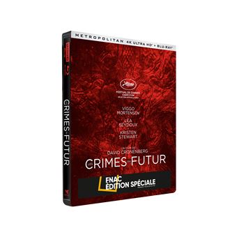 Derniers achats en DVD/Blu-ray - Page 49 Les-Crimes-du-futur-Edition-Speciale-Limitee-Fnac-Steelbook-Blu-ray-4K-Ultra-HD