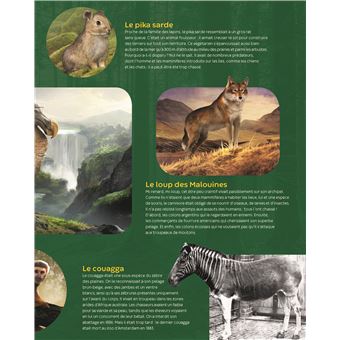 Les animaux disparus