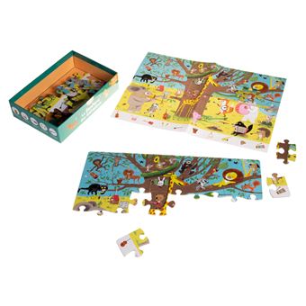 Puzzle - La fanfare des animaux (50 pièces)