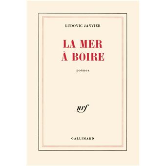La mer à boire Ludovic Janvier Achat Livre fnac