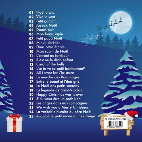 Comptines et chansons de Noël : CD album en Various : tous les disques à la  Fnac