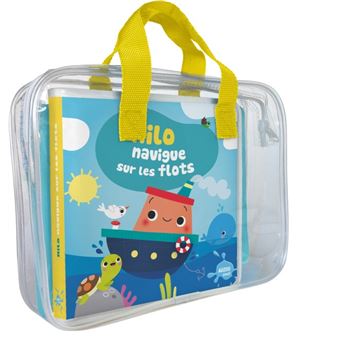 Mon premier livre de bain - milo navigue sur les flots