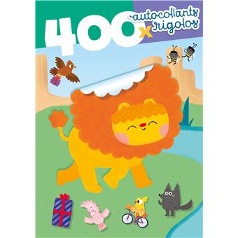 Couverture vert lion - 400 autocollants rigolos