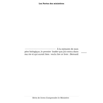 Les portes des ministères