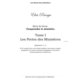 Les portes des ministères