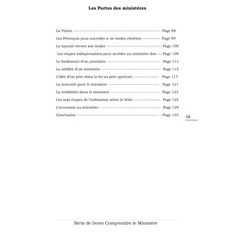 Les portes des ministères