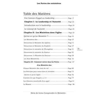 Les portes des ministères