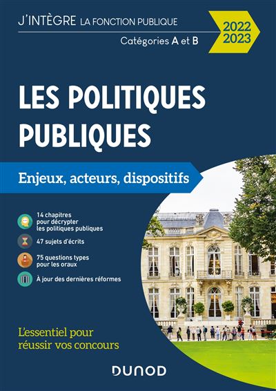 Les politiques publiques - 3e éd. - Catégories A et B - concours IRA