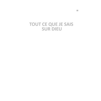 La Vérité sur Dieu