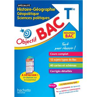 Objectif Bac - Spécialité Histoire-Géographie, Géopolitique, Sc. Politiques Term