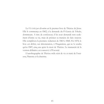 Vie écrite par elle-même