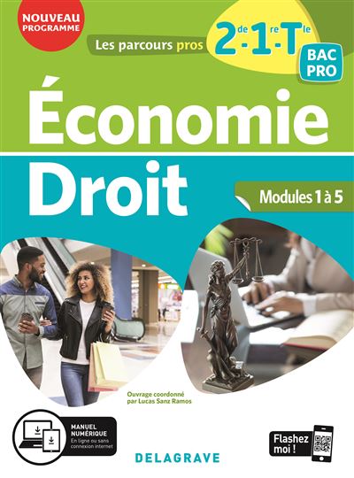 Economie-droit 2de, 1re Tle bac pro 2020 - Pochette élève