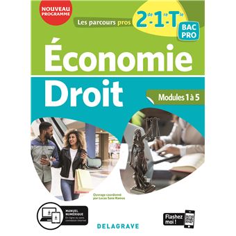 Économie-Droit 2de, 1re, Tle Bac Pro (2020) - Pochette élève