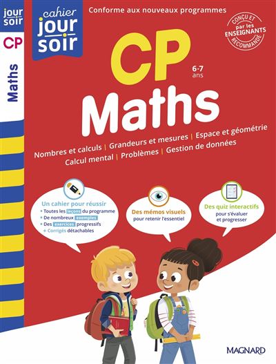 Maths CP - Cahier du jour Cahier du soir - Michel Wormser - broché