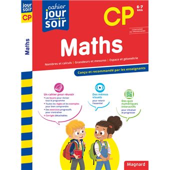 Cahier Du Jour Cahier Du Soir Maths Cp Cahier D Entrainement Broche Collectif Achat Livre Fnac