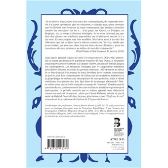Correspondance de Paul Dukas vol. 2 : 1915-1920