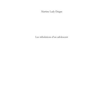 Les tribulations d'un adolescent