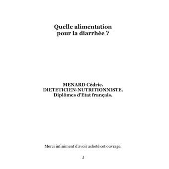 Quelle alimentation pour la diarrhée ?
